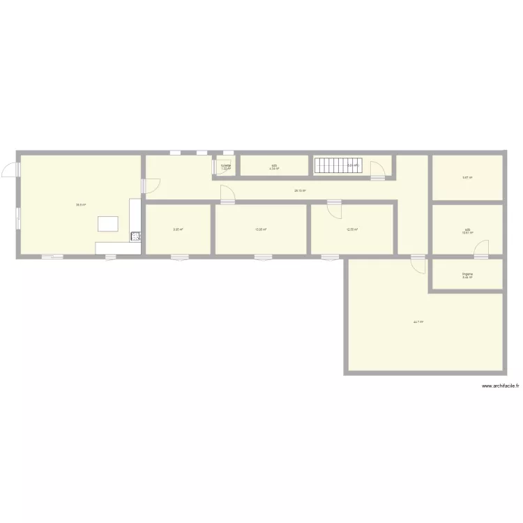 maison brunelle 2. Plan de 