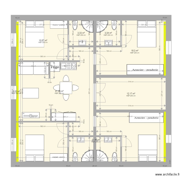 PLAN ARAKELIAN 1ER ETAGE. Plan de 0 pièce et 0 m2