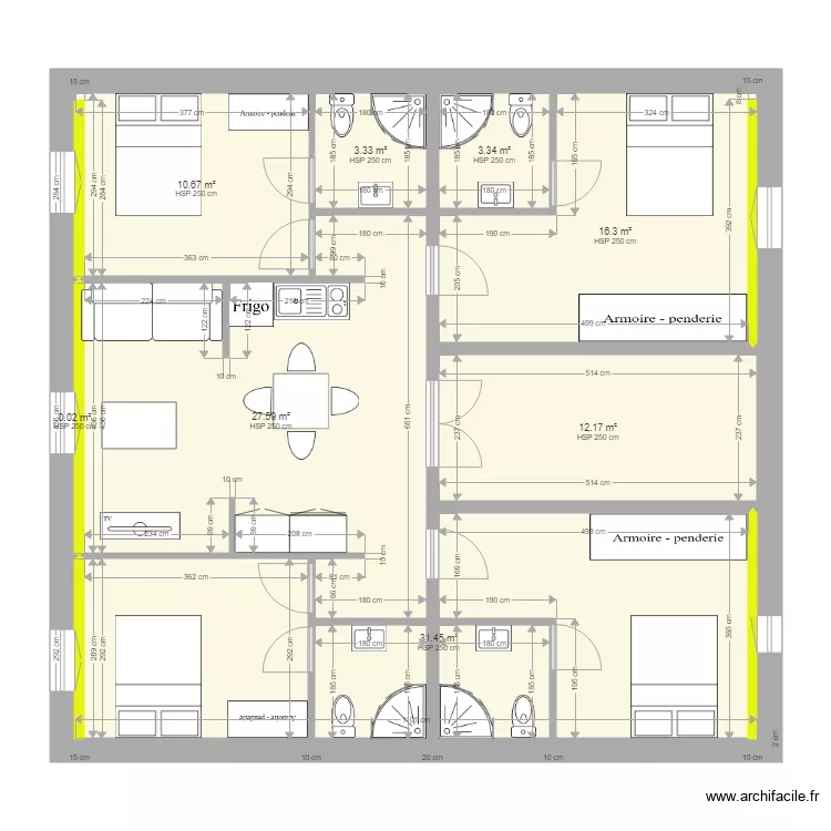 PLAN ARAKELIAN 1ER ETAGE. Plan de 