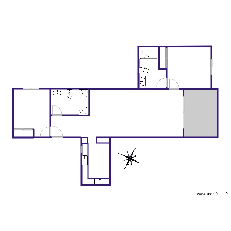 4963 Las violetas calle rigoletto. Plan de 0 pièce et 0 m2