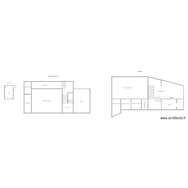 Blagny école. Plan de 0 pièce et 0 m2