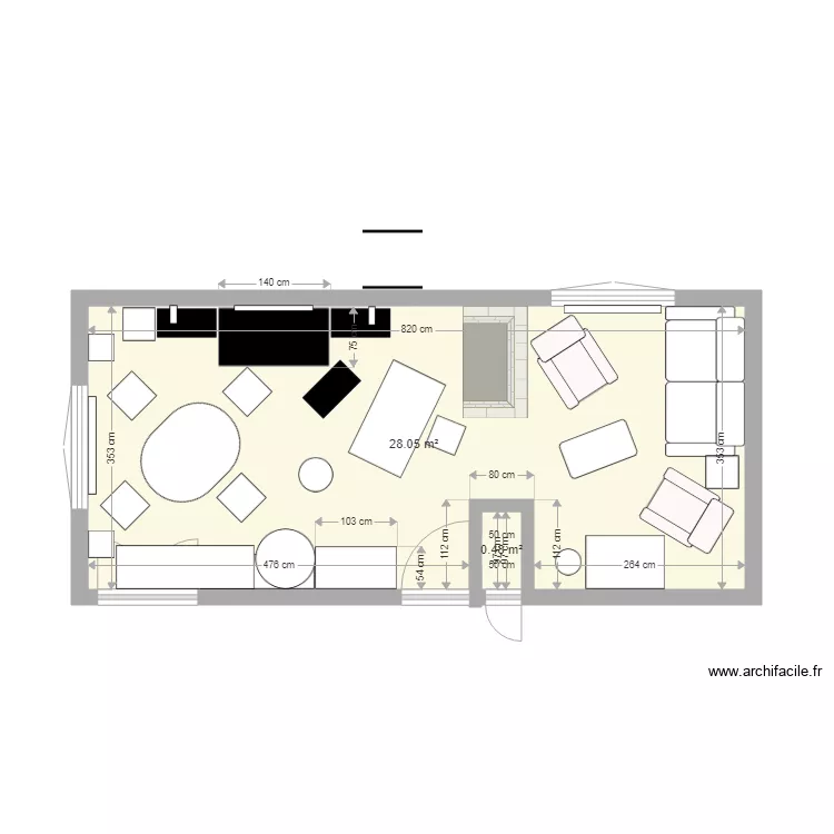 Séjour Salle à manger. Plan de Séjour Salle à manger. Plan de