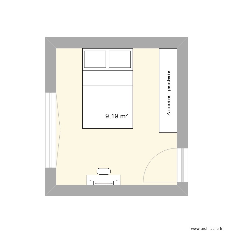 chambre fille. Plan de 0 pièce et 0 m2
