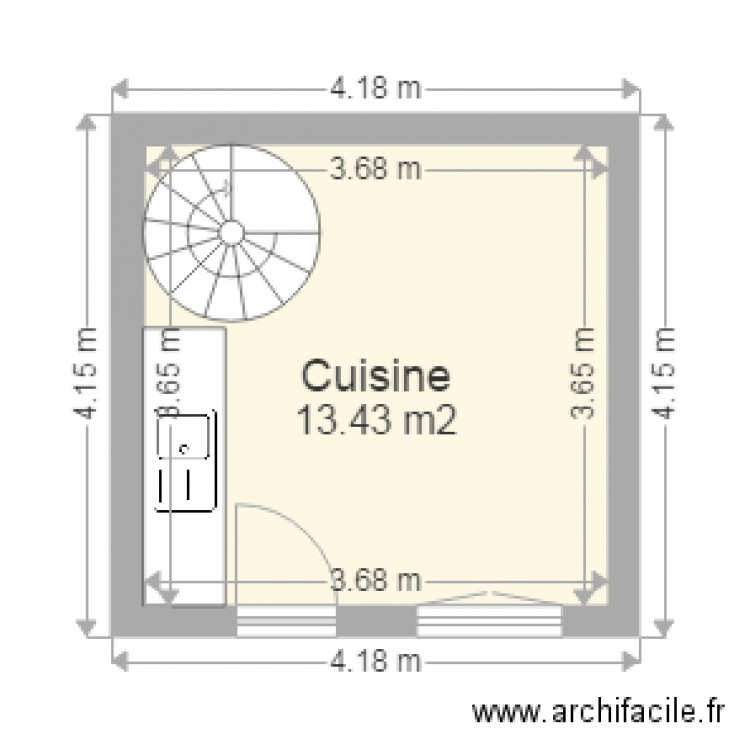 Plan RDC Projet. Plan de 0 pièce et 0 m2