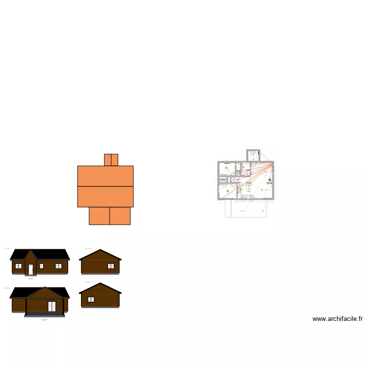 Plan chalet 26 X 38_V3. Plan de Plan chalet 26 X 38_V3. Plan de