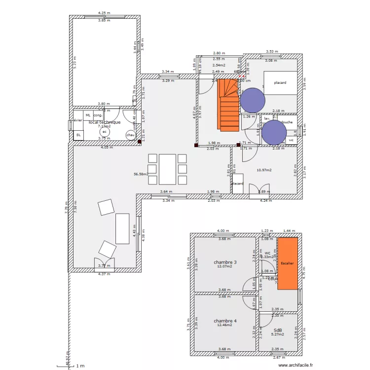 maison JC garage. Plan de maison JC garage. Plan de