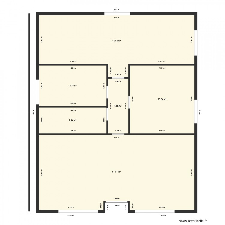 Plessis Coulouvray. Plan de 0 pièce et 0 m2