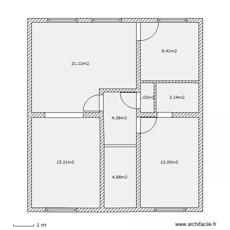 DUPLEX 1. Plan de 