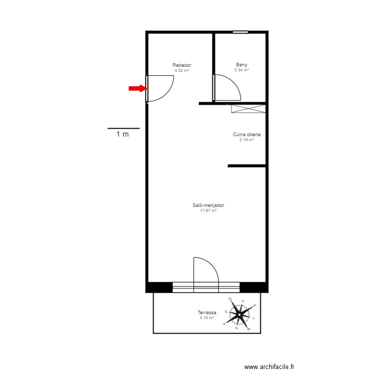 URB DÉU SOL BLOC D AP D13. Plan de 0 pièce et 0 m2