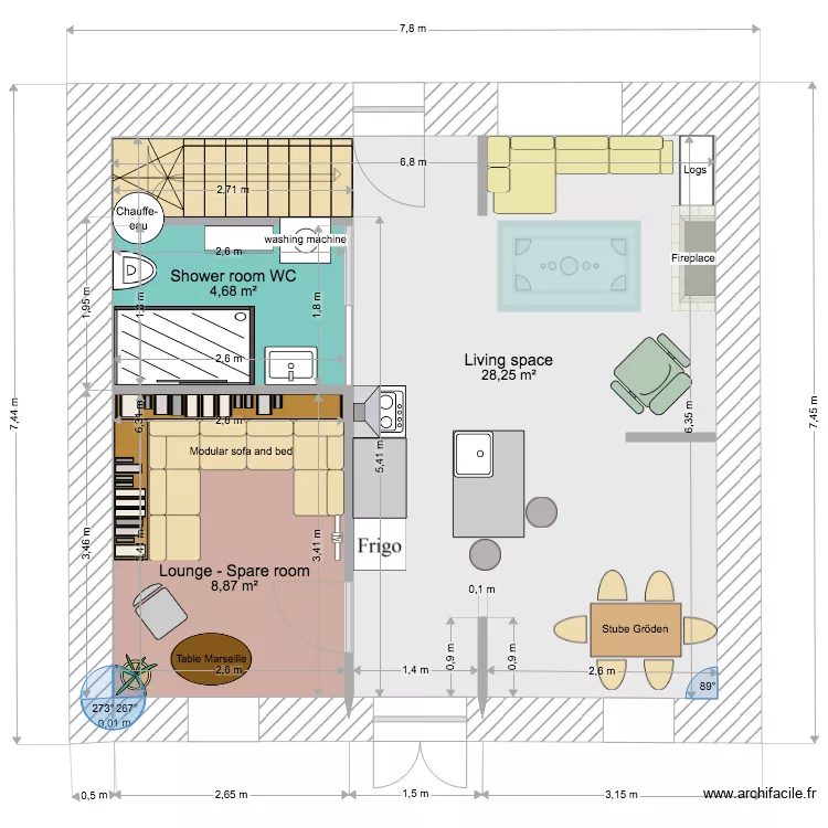 La Forge rez. Plan de La Forge rez. Plan de