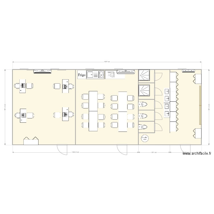 EGCS CROTTET. Plan de 0 pièce et 0 m2