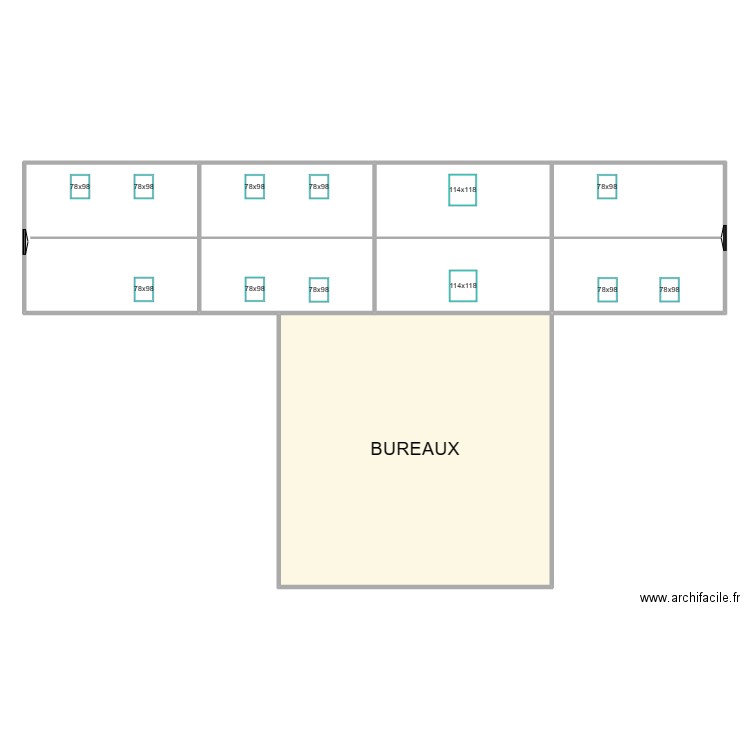 essai facades. Plan de 0 pièce et 0 m2