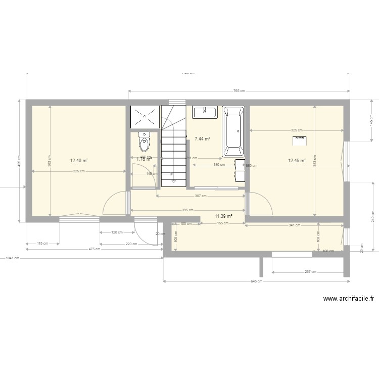 PROJET NU POUR COTE MAIRIE 1111A TER. Plan de 0 pièce et 0 m2