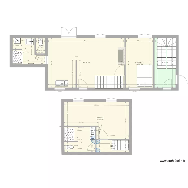 APPART XAVIER APRES. Plan de APPART XAVIER APRES. Plan de