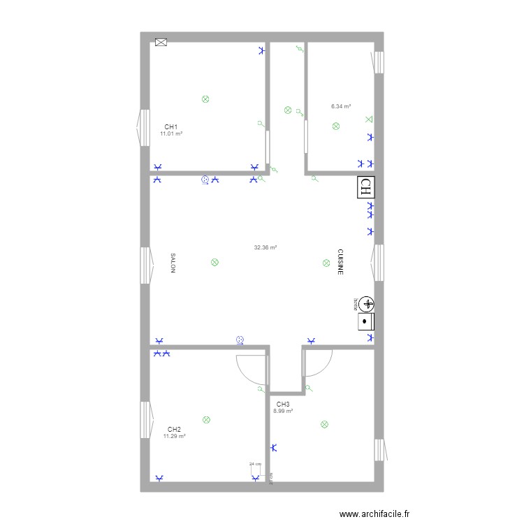 SH COMPOSITION. Plan de 0 pièce et 0 m2