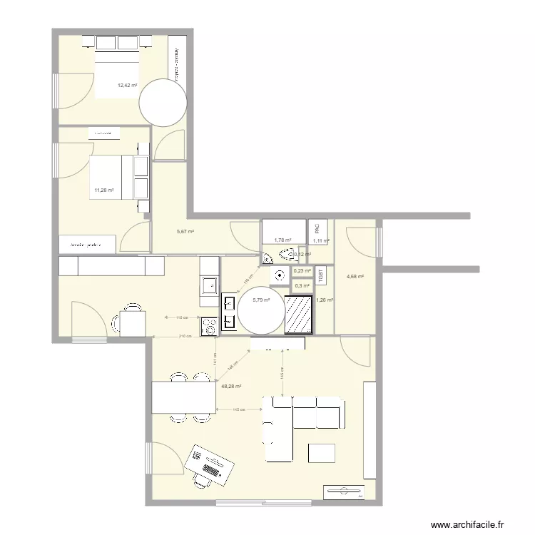 LIGNE BLEUE 37. Plan de 
