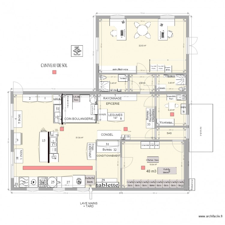 CUISINE RAD V5 2. Plan de 0 pièce et 0 m2