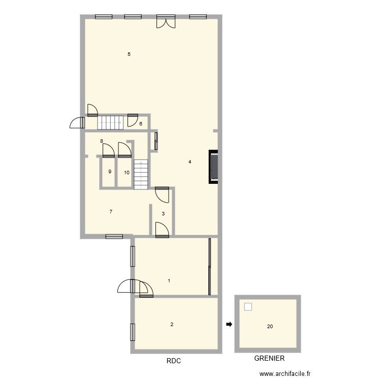 184693 Association Culturelle et Culturelle. Plan de 0 pièce et 0 m2