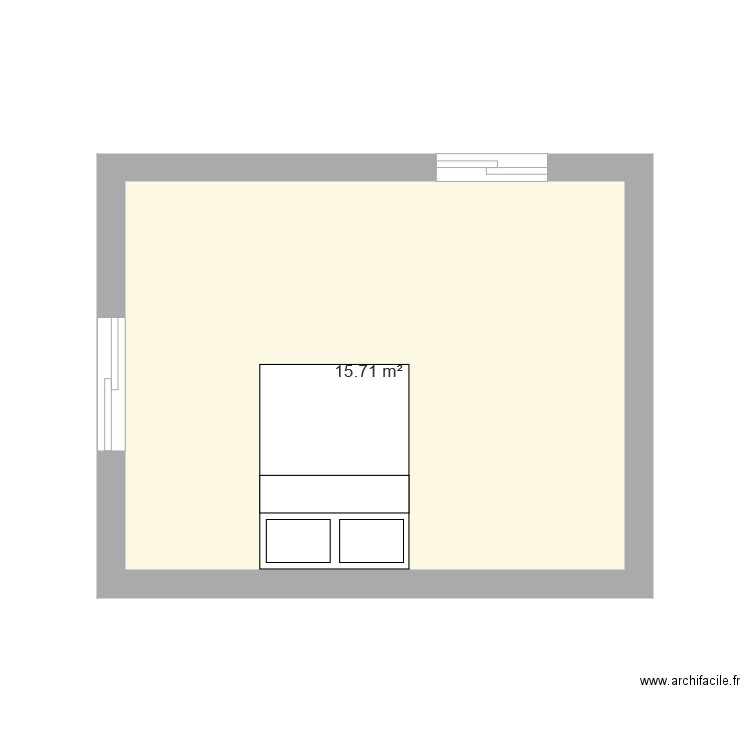 Chambres . Plan de 0 pièce et 0 m2