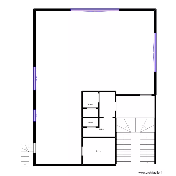 Résidence La crête demi étage. Plan de Résidence La crête demi étage. Plan de