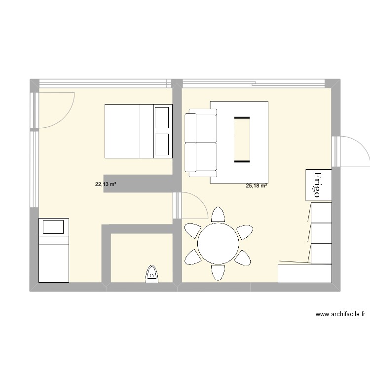BUREAU sev V5. Plan de 0 pièce et 0 m2