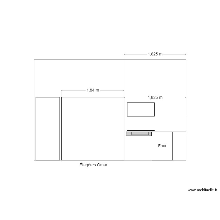 Cuisine MB 3. Plan de 0 pièce et 0 m2