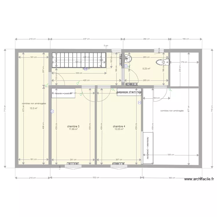 Chantelac R+2 PRUNIERES 2. Plan de 