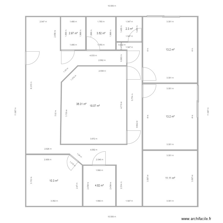 SCM OCTAVECLAMY 2. Plan de 0 pièce et 0 m2