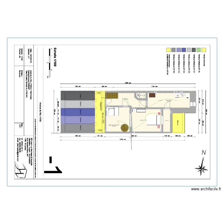 Aménagement cave jéflo electricité. Plan de 0 pièce et 0 m2