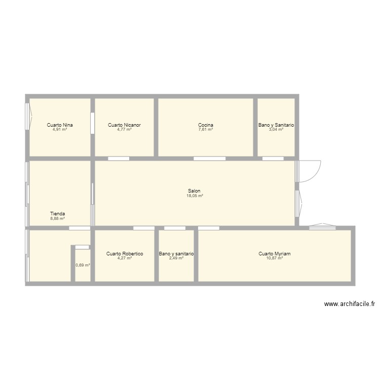 Casa viejos de cartago. Plan de 0 pièce et 0 m2