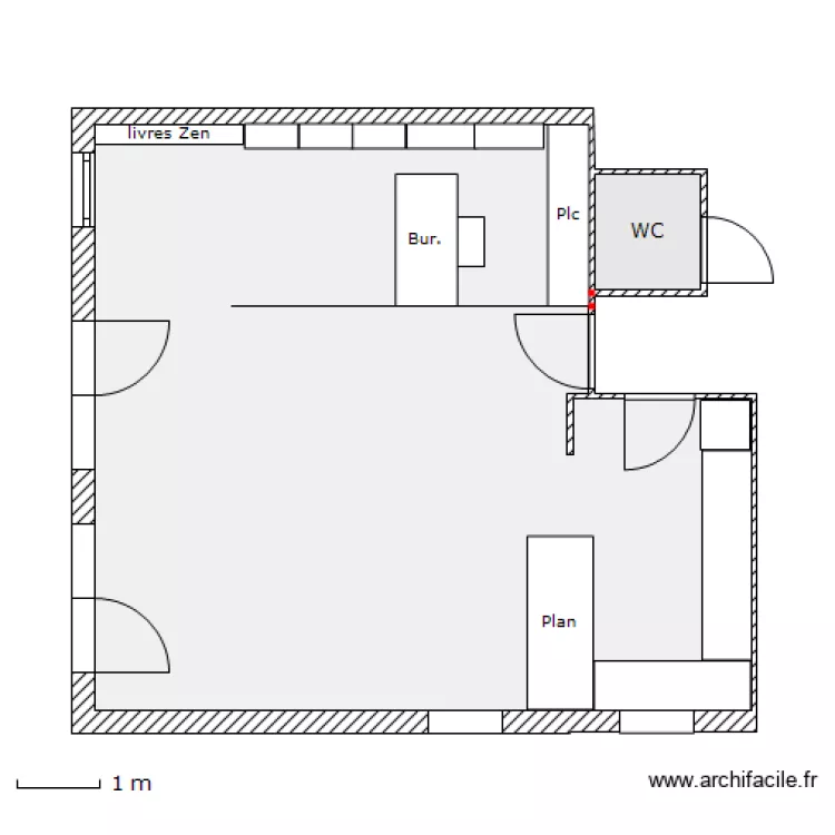 s&eacute;jour-2. Plan de 