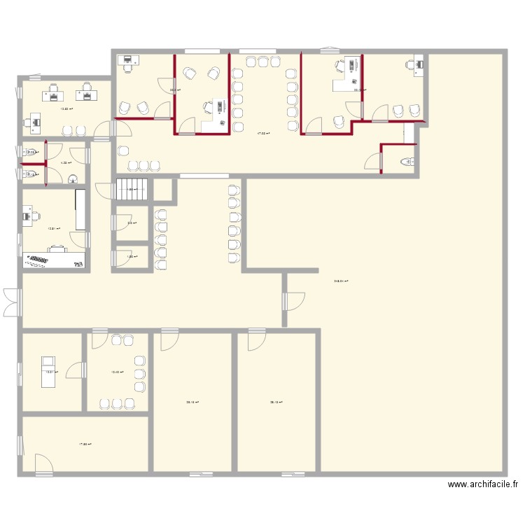 projet association 6. Plan de 0 pièce et 0 m2