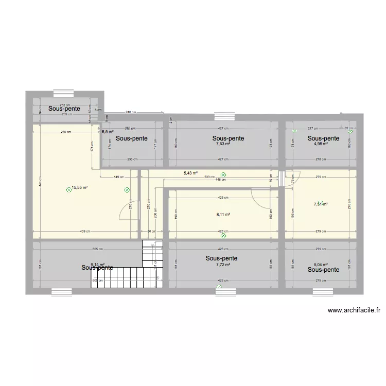 Etage LCSB sans dimensions. Plan de 
