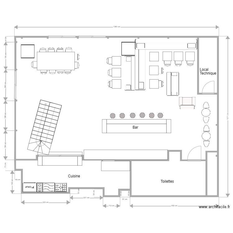 RDC V2. Plan de 0 pièce et 0 m2