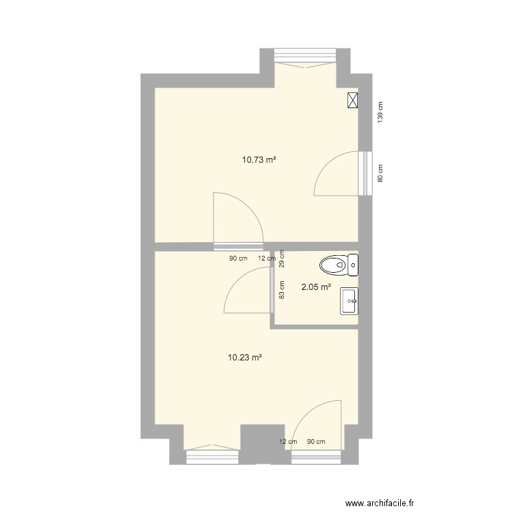 appartement champagne sur oise 4. Plan de 0 pièce et 0 m2