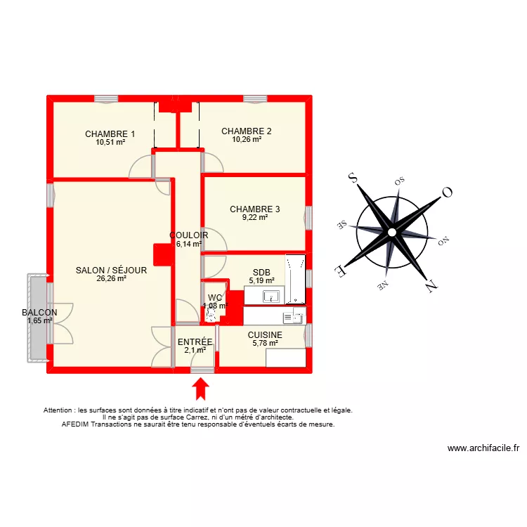 BI 34863. Plan de 15  et 96 m²