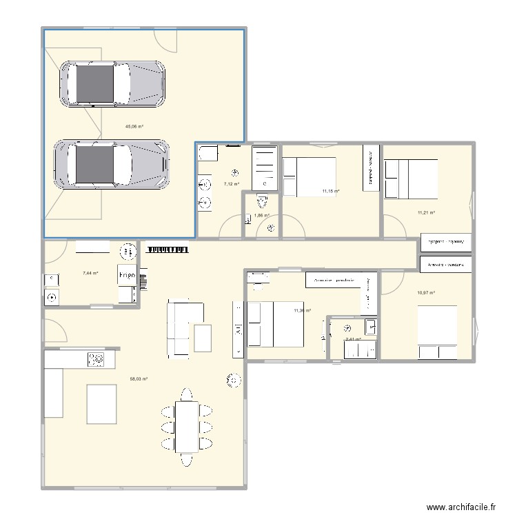 Plan maison 1. Plan de 0 pièce et 0 m2