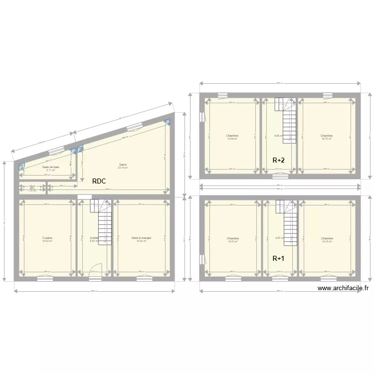 Vallerie et recorbet. Plan de 