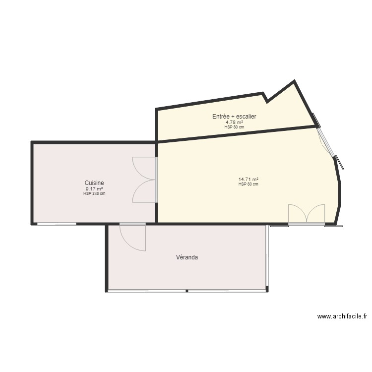 Calmon nu. Plan de 0 pièce et 0 m2