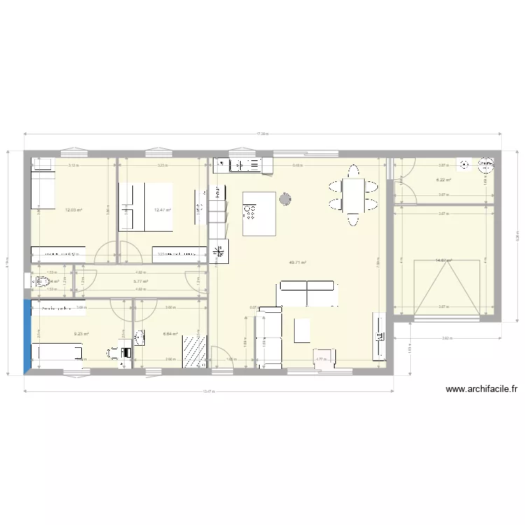 habitat. Plan de habitat. Plan de