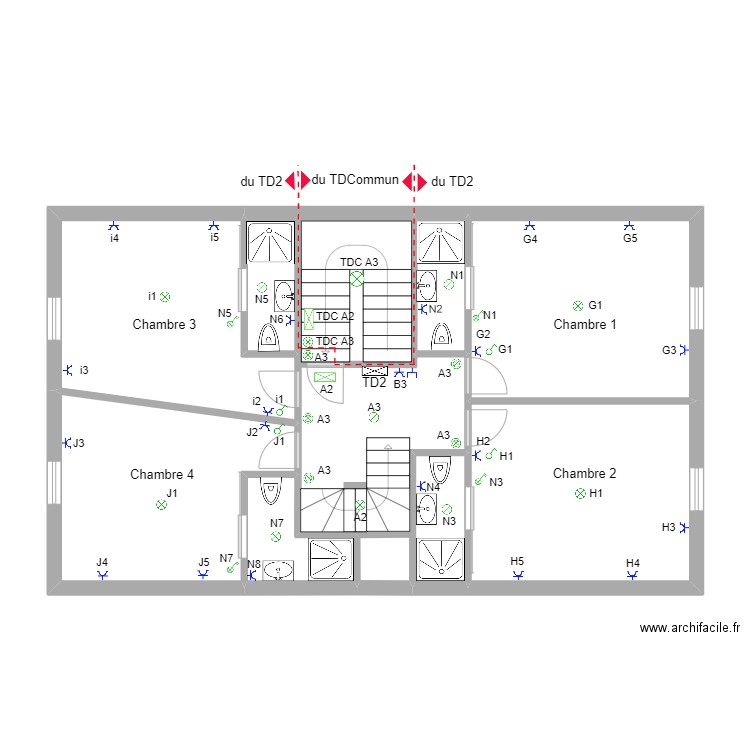 FUMAL  2em étage. Plan de 0 pièce et 0 m2