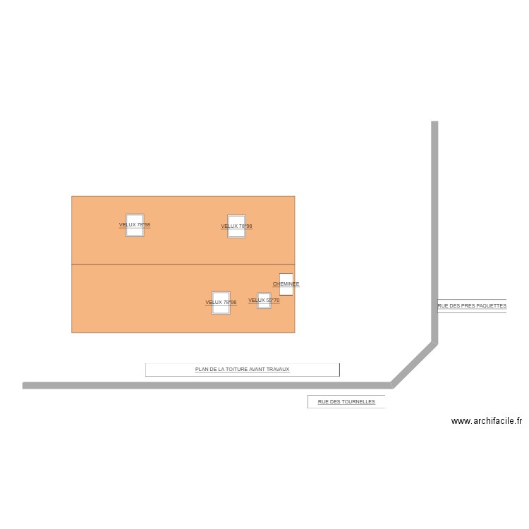 TOITURE. Plan de 0 pièce et 0 m2