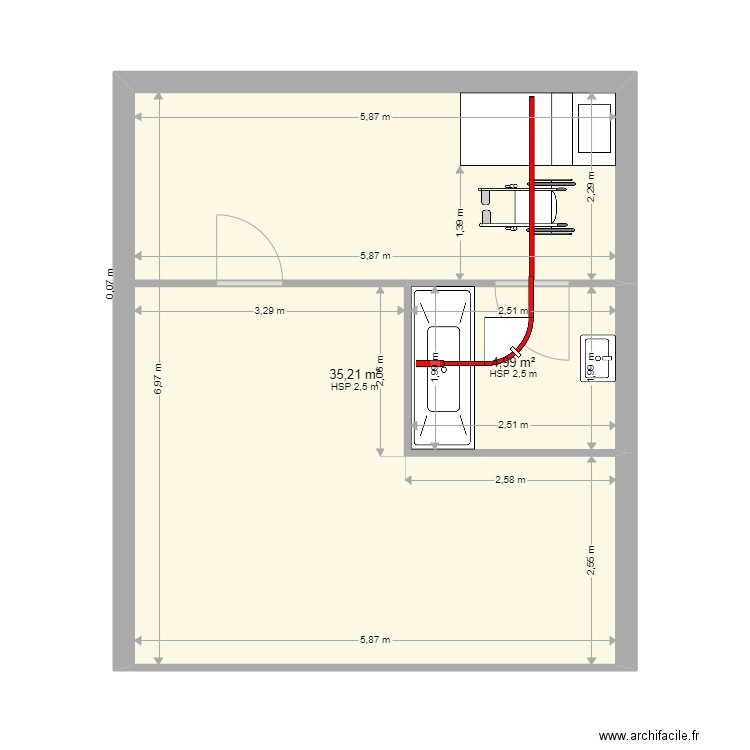 Vaillant alexandre 1. Plan de 0 pièce et 0 m2