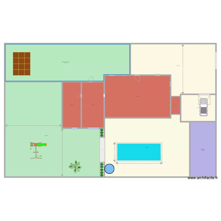 plan exterrieur. Plan de plan exterrieur. Plan de