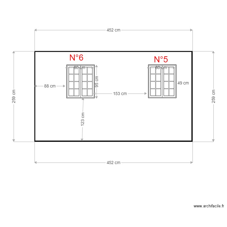 Mur cuisine BOIS CROISILLONS. Plan de 0 pièce et 0 m2