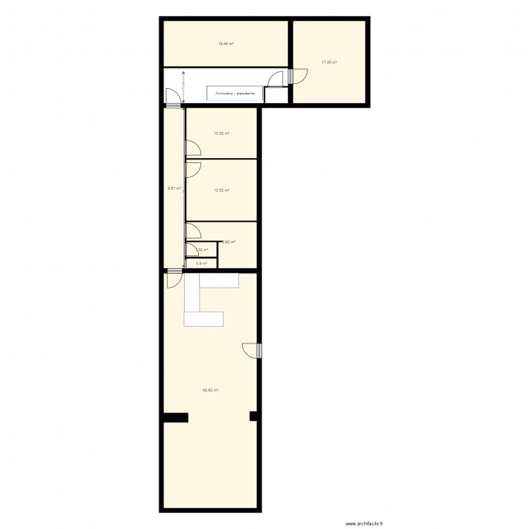 plan ZACCCOMER. Plan de 0 pièce et 0 m2