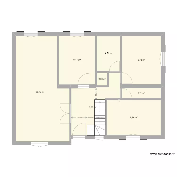 maison. Plan de 