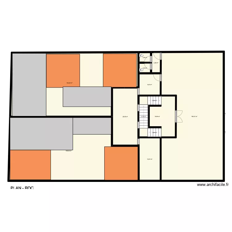 TERRAIN AMATH SAINT LOUIS. Plan de TERRAIN AMATH SAINT LOUIS. Plan de