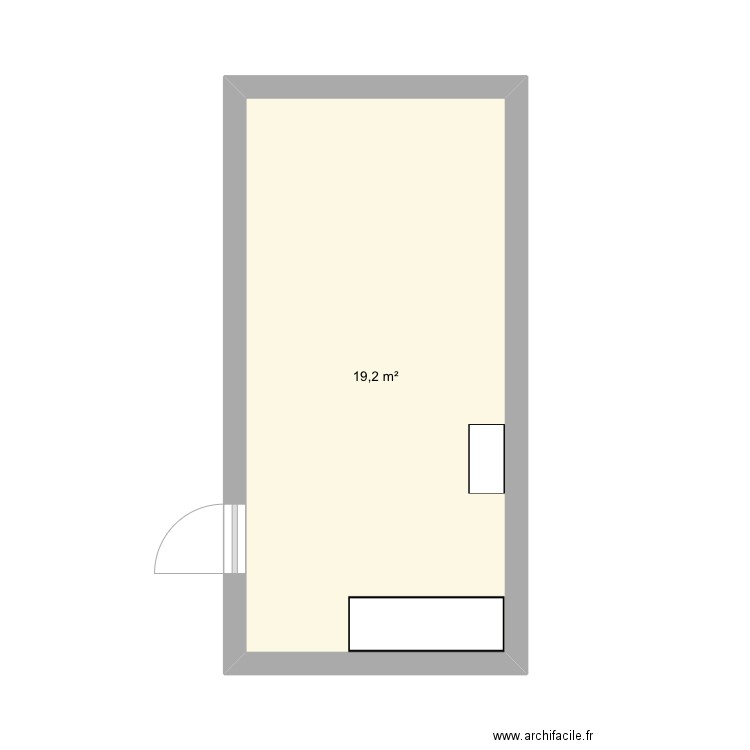 Garage. Plan de 0 pièce et 0 m2