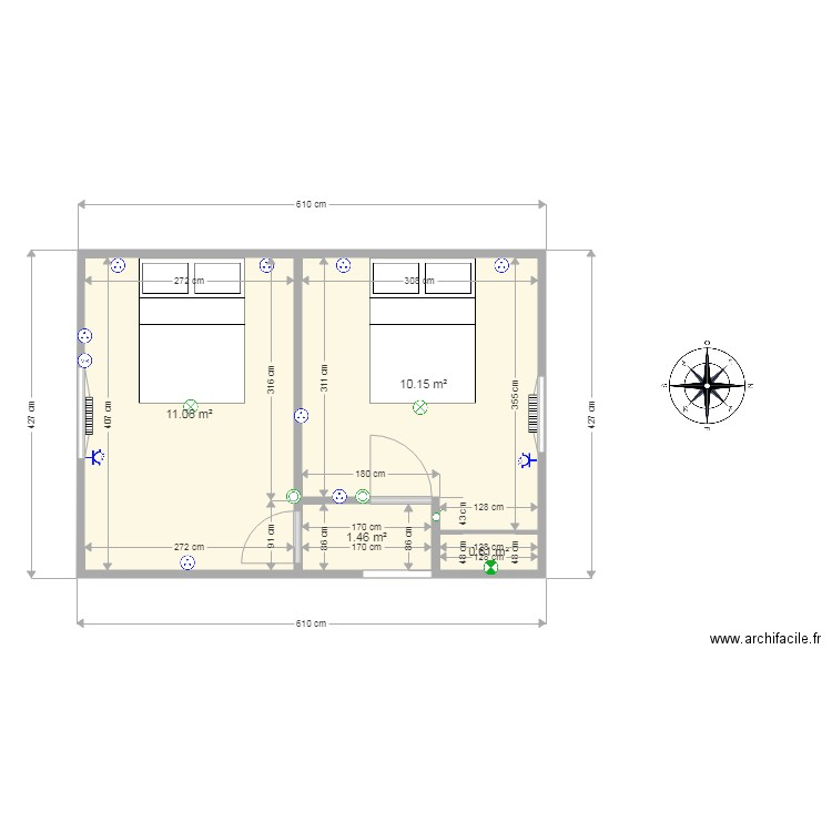 plan etage. Plan de 0 pièce et 0 m2